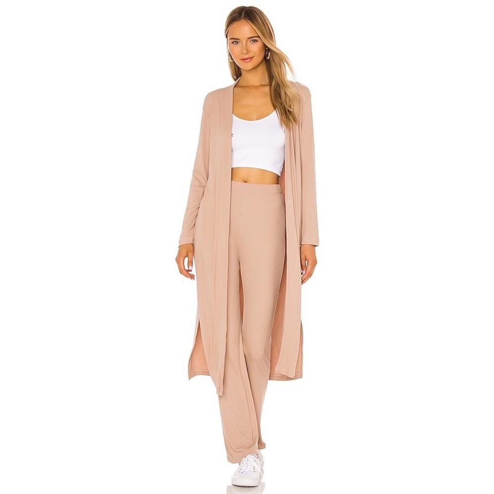 REVOLVE LNA Emmer Nude Long Cardigan Duster